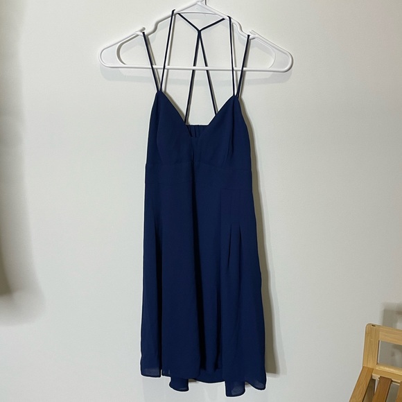 Express open back dress
